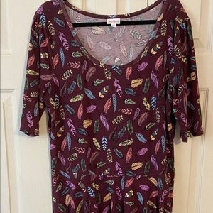 Lularoe Nicole dress size 3XL